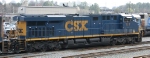 CSX 717 sits in Acca Yard